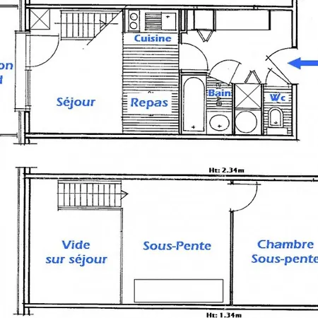 4 Pers, Les Saisies, Animaux Toleres Apartment